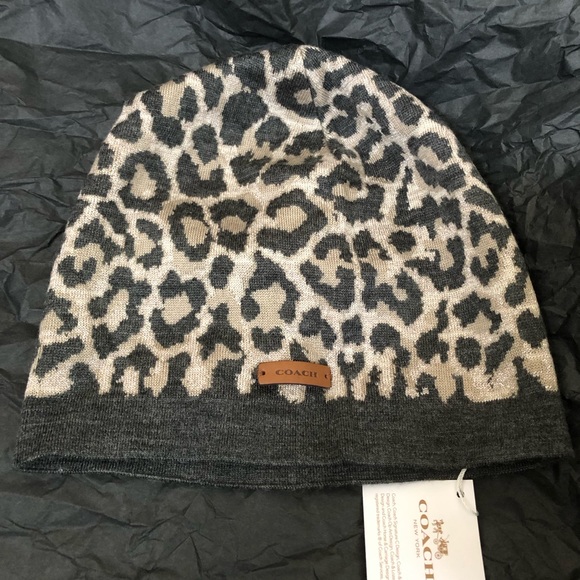 Coach Accessories - NWT Coach Knit Hat